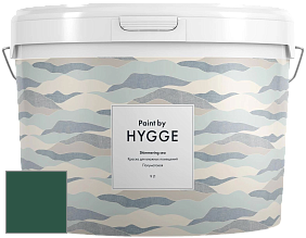 HYGGE Paint Shimmering Sea интерьерная краска цвет RAL 6028 